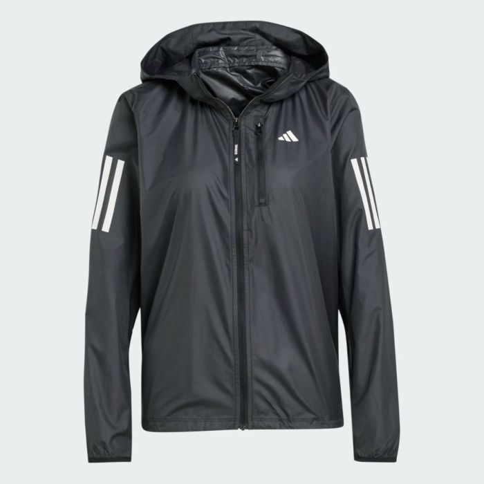 adidas Dame Jakker Own The Run Running Jacket Sort
