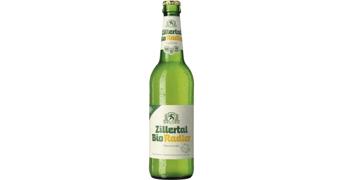 Zillertal Bier Radler naturtrüb 0,5 Liter (Mehrweg)