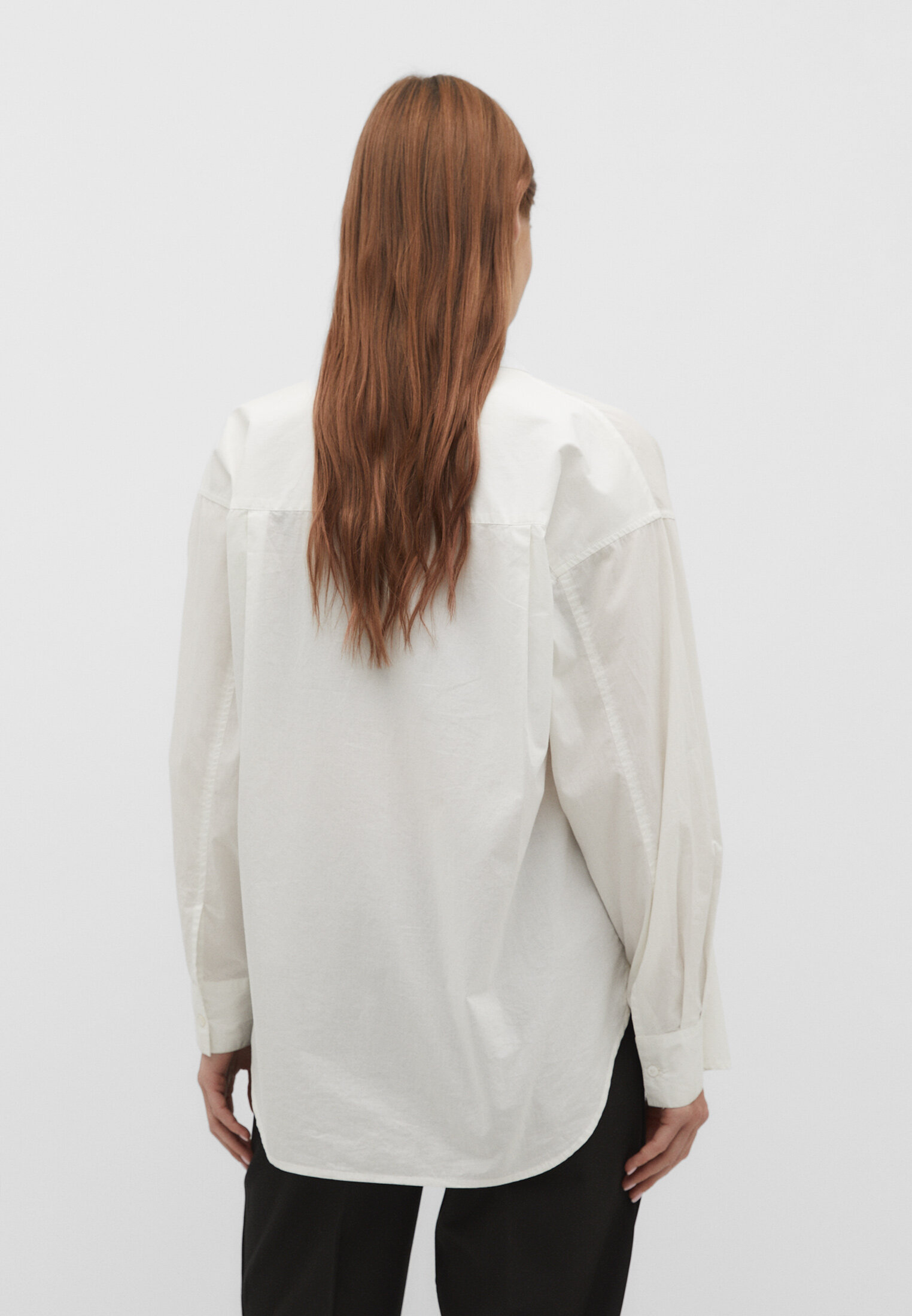 Camisa de corte reto