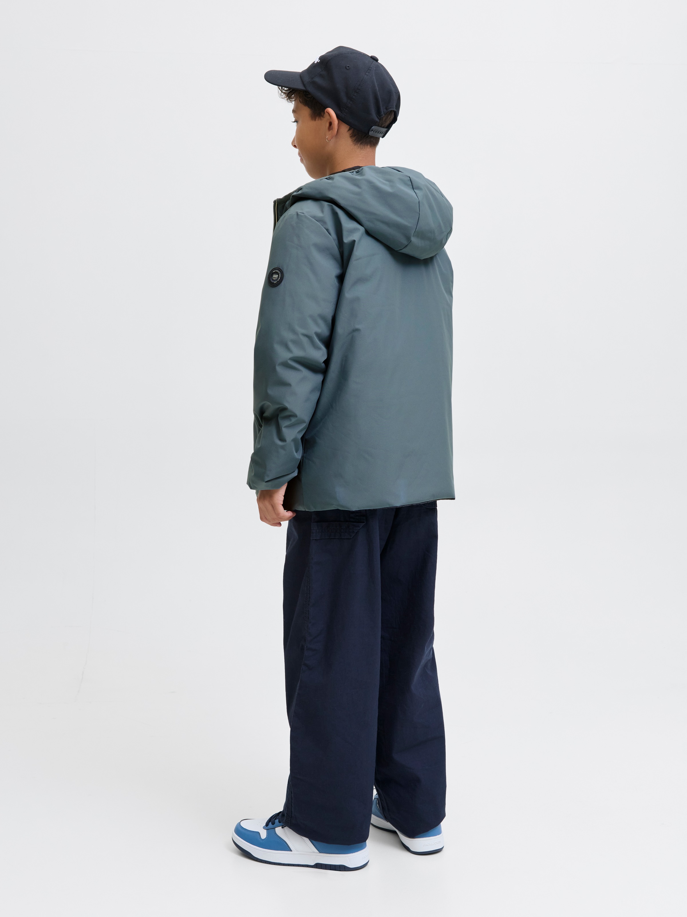 Jack & Jones Junior Outdoorjacke »JJEBROOK REVERSIBLE JACKET SN JNR« mit Kapuze