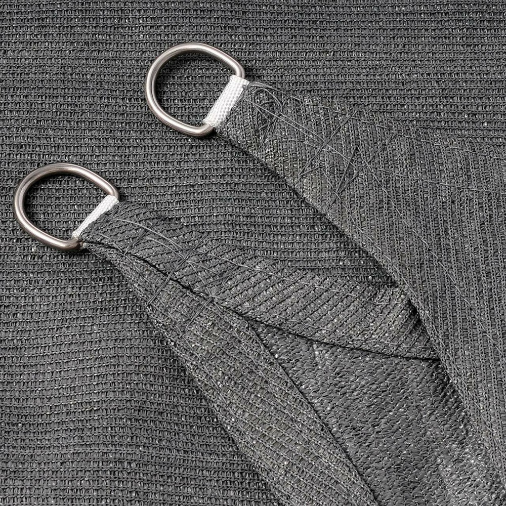 Voile d'ombrage pour jardin extérieur patio yard party bloc uv, 2x3m gris