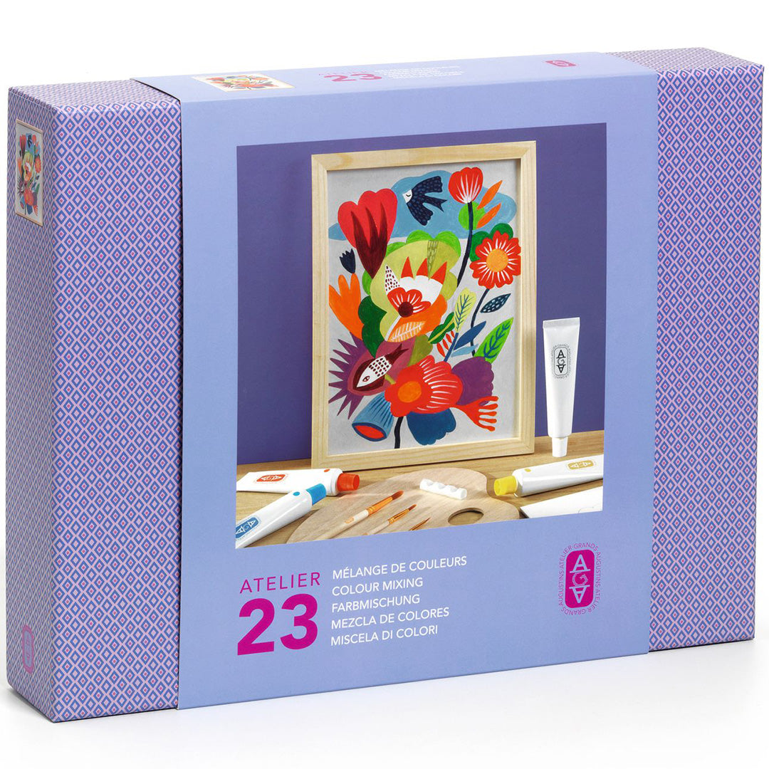 djeco knutselset atelier 23 - kleuren mixen
