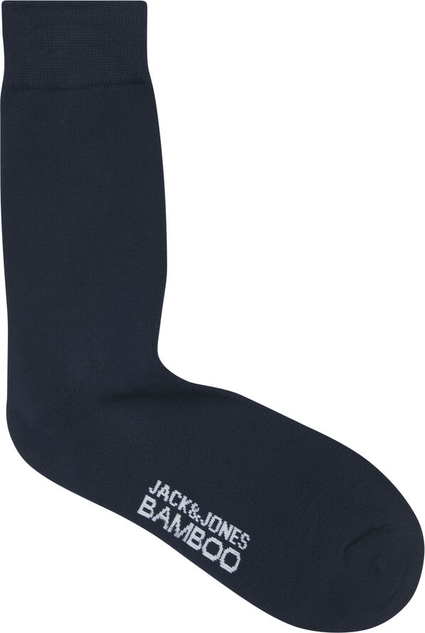 Jack & Jones JACBASIC BAMBOO SOCK 5 PACK NOOS Black/black - navy blazer - dark gr