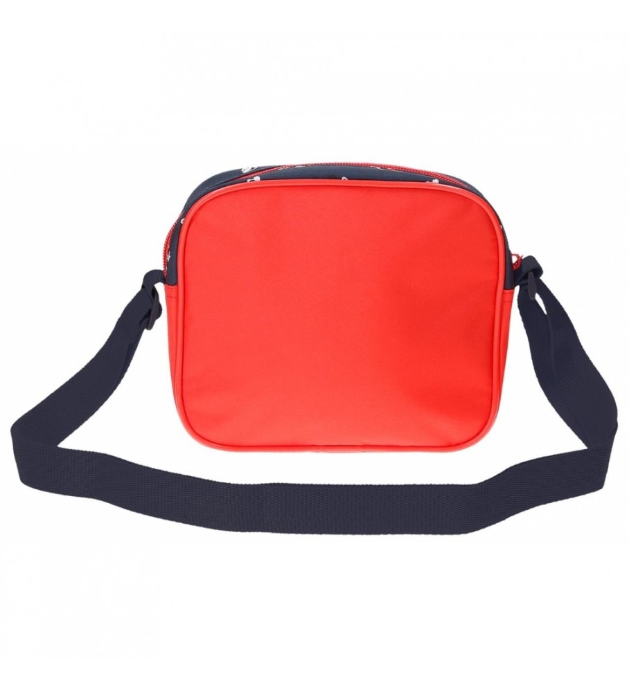 Bolsa de ombro vermelha Joumma Bags com estampa do Mickey Mouse
