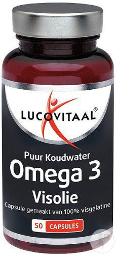 Lucovitaal Oméga 3 Huile De Poisson Eau Froide Pure 50 Gélules