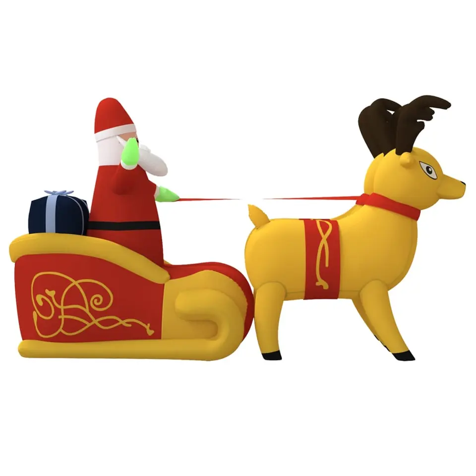 vidaXL - Opblaasbare Kerstman - 130 cm