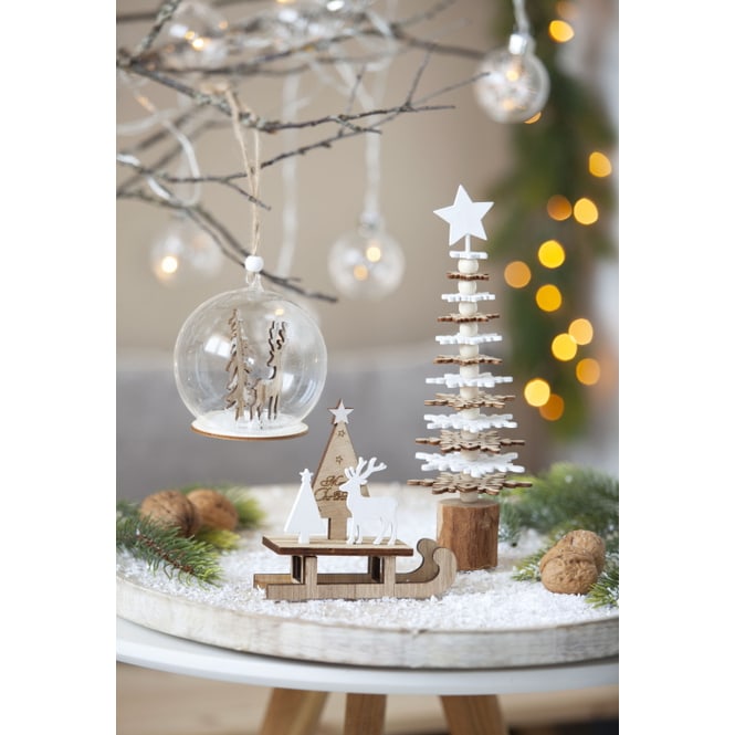 Tannenbaum - aus Holz - 7,5 x 25 cm - 1 Stück