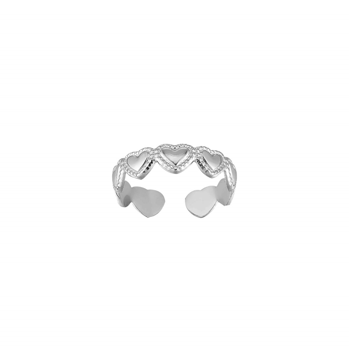 Bague Forever love acier