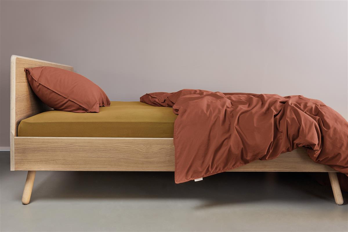 Beddinghouse Jersey - Topper Hoeslaken - 90x200/220 - Geel