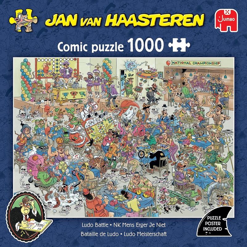 JvH - NK Mens Erger Je Niet - Spel - 1000 Stuks