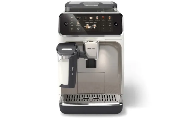 Philips 5500 series EP5543 - Automatisk kaffemaskine med capuccinatore - 15 bar - hvid/krom