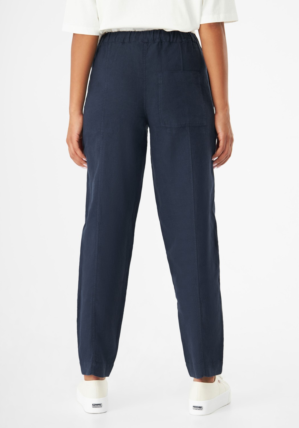 Givn Berlin Leinenhose Elin Midnight Blue