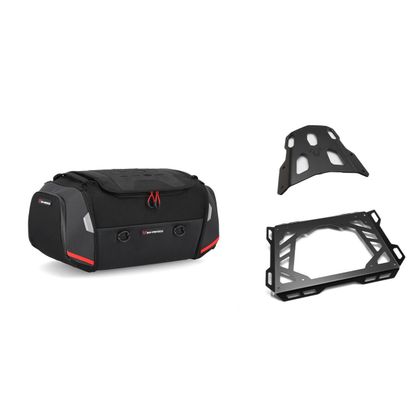 Sacoche de selle SW-MOTECH RACKPACK (42 litres) COMPLET AVEC SUPPORT - Noir