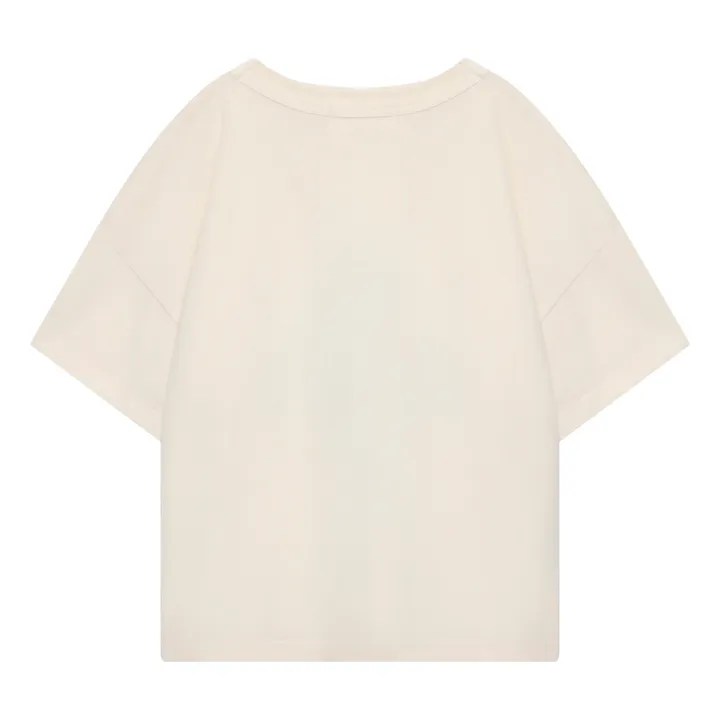True Artist T-shirt n°01 Brodé | Ecru