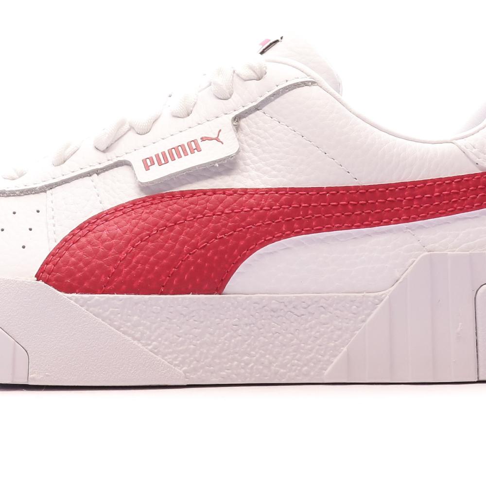 Puma Baskets Blanc/Rouge Femme Puma Cali