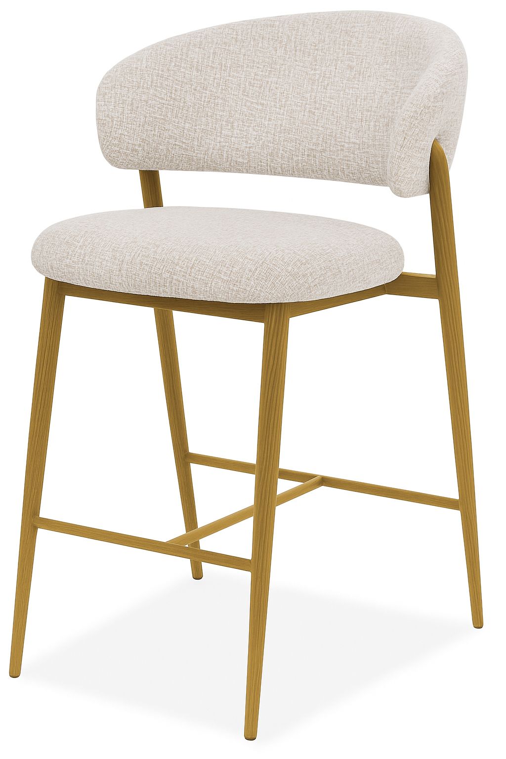 Barkruk Beige Naturel Asento B56 x D59.5 x H96 cm