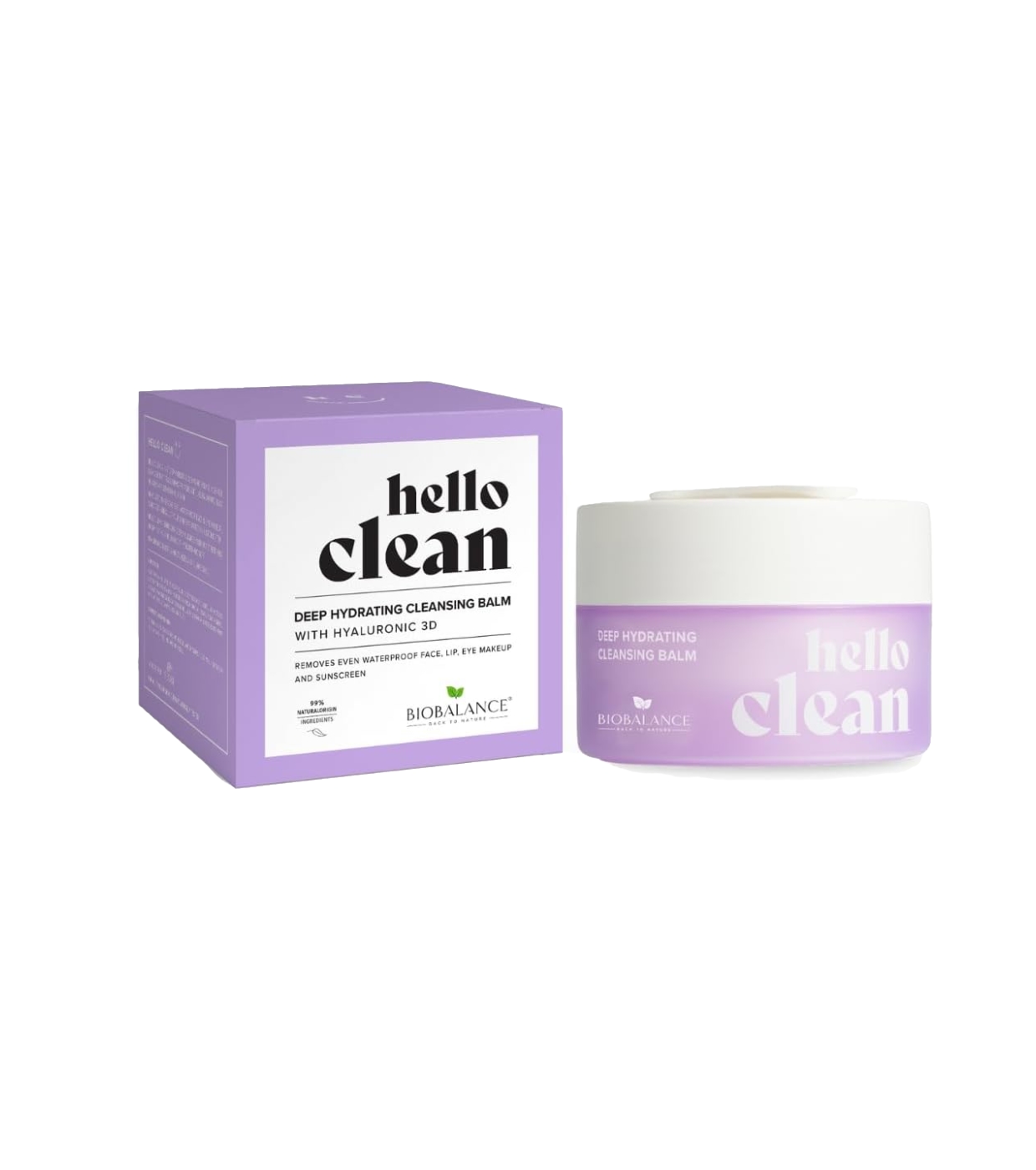 Biobalance - *Hello Clean* - Bálsamo de Limpeza - Ácido Hialurônico 3D