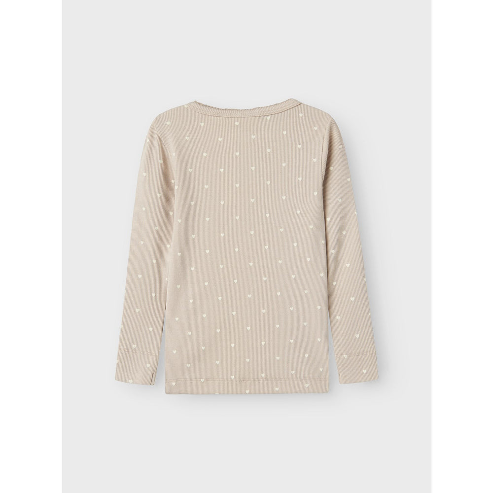 Køb Lil'Atelier Gray Morn Heart Gago Slim Bluse Noos