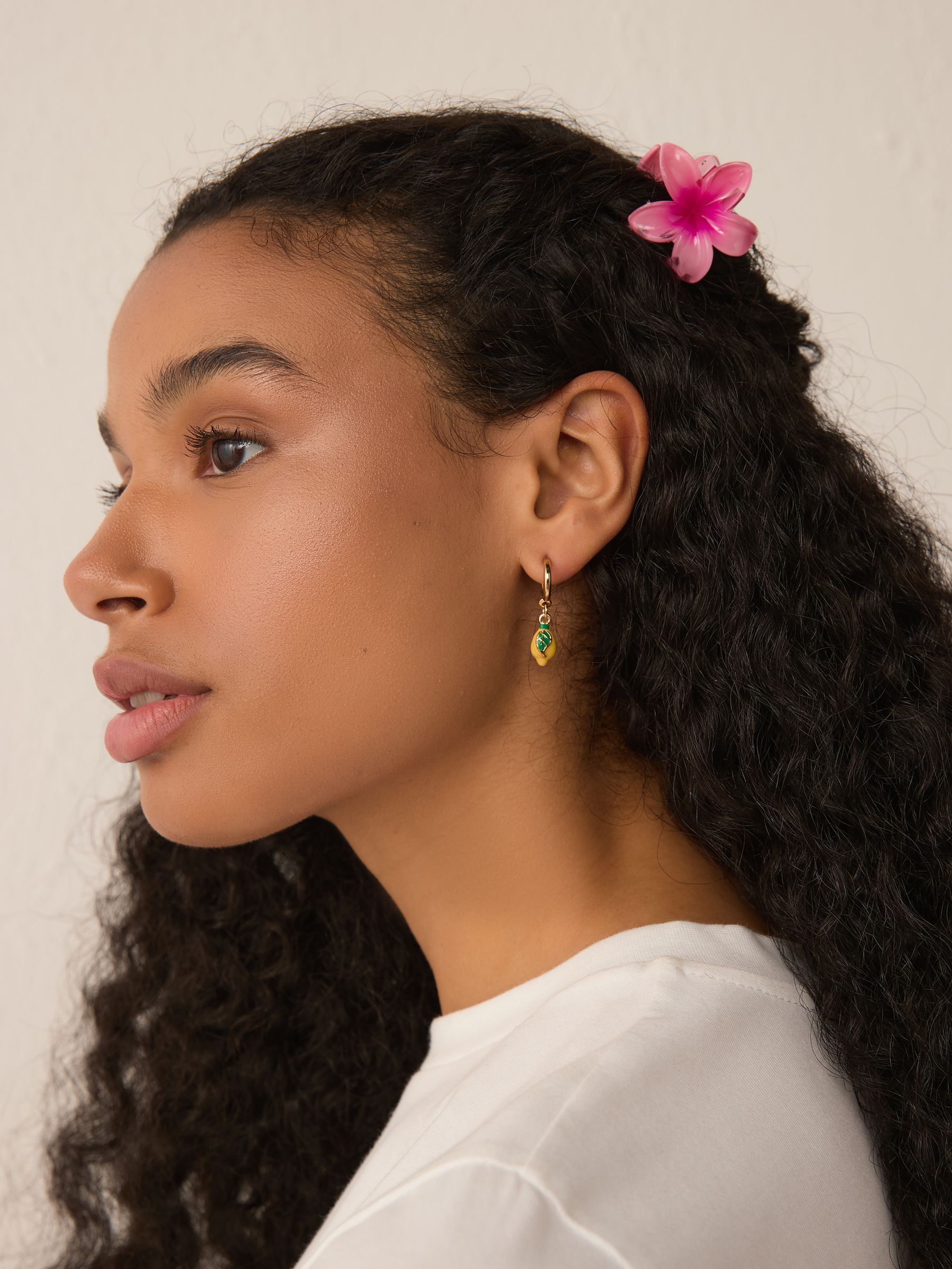 Veelkleurig - Mini Flower Hair Clips 3 Pack