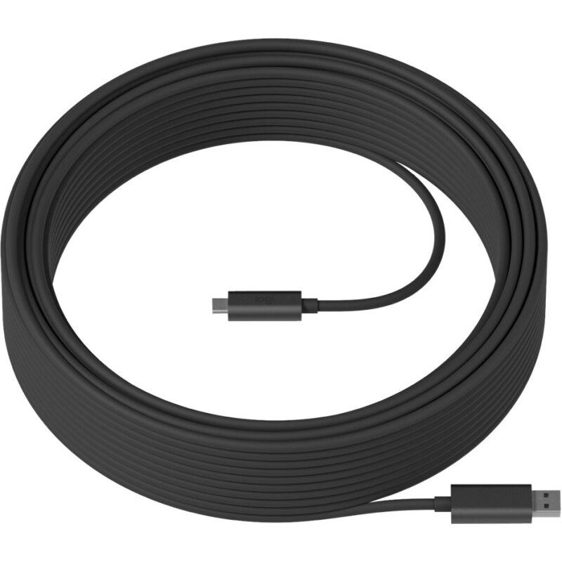 Logitech 939-001799 câble USB USB 3.2 Gen 2 (3.1 Gen 2) 10 m USB A USB C 10 Gbit/s Graphite