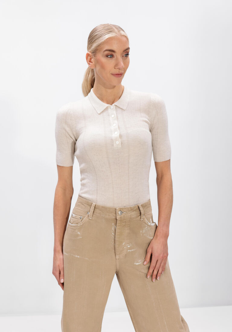 beige herskind blouses cyenna knit blouse