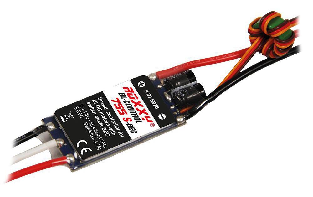 Regler BL-Control 755 S-BECRegler für Flugzeuge/Helikopter