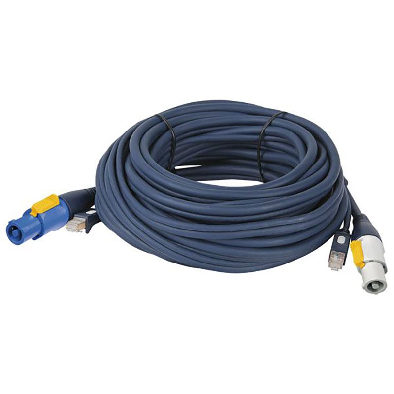 DAP Powercon/RJ45 combikabel 6 meter