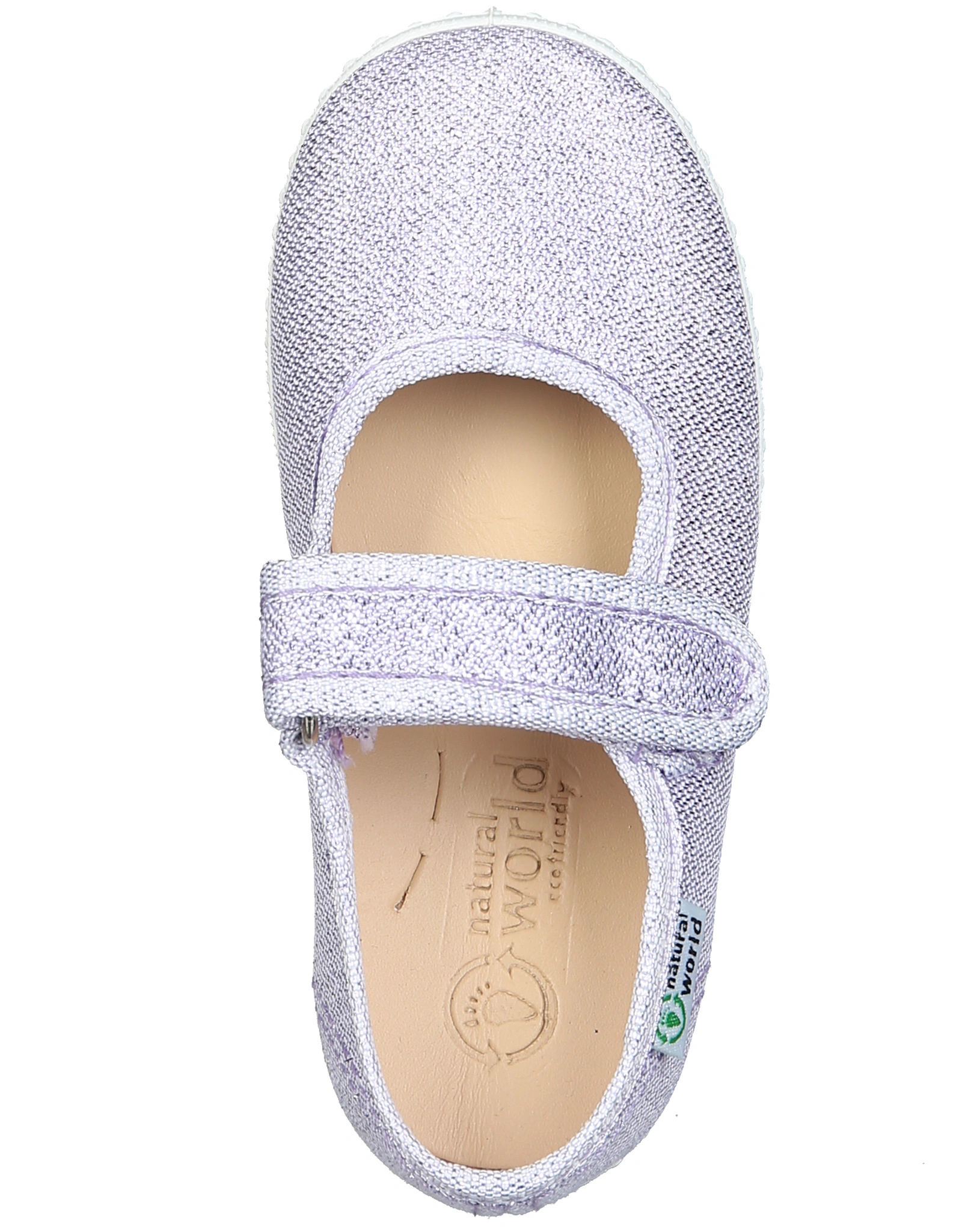 Canvas-Spangenschuhe GLITTER in lila