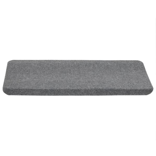 vidaXL Selvklebende trappematter 15 stk 65x24,5x3,5 cm grå