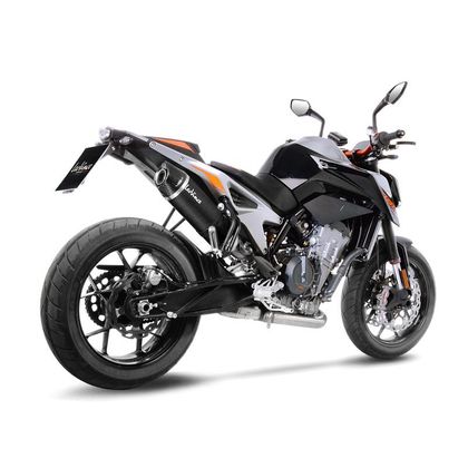 Silencieux Leo Vince LV ONE EVO Embout carbone - Gris