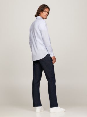 Camisa Slim Fit com Microestampa Flex