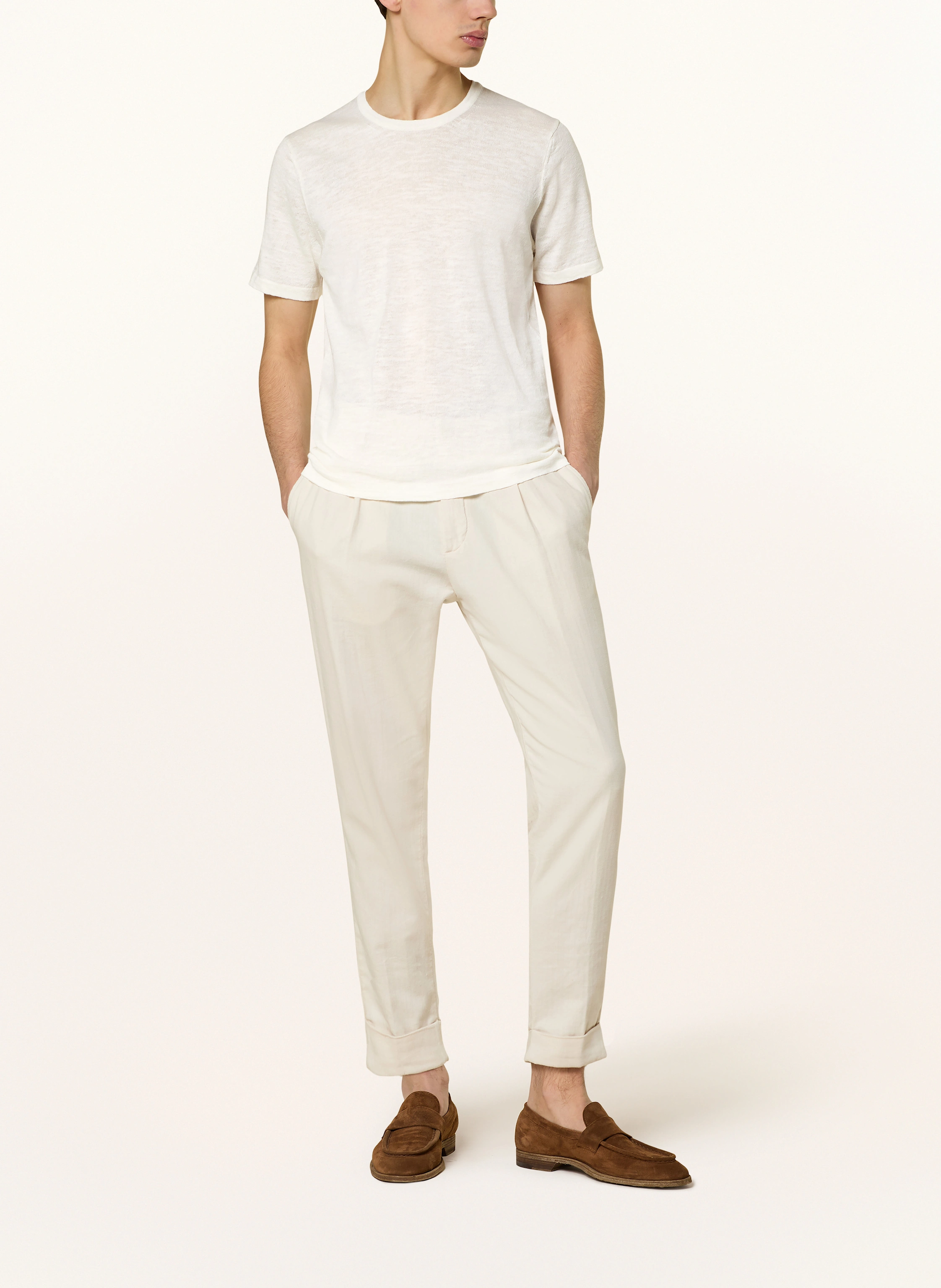 SAND COPENHAGEN T-Shirt mit Leinen