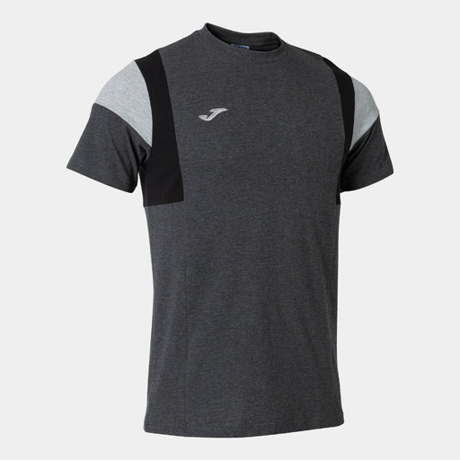 Camiseta Joma Confort III de manga curta cinza mesclado