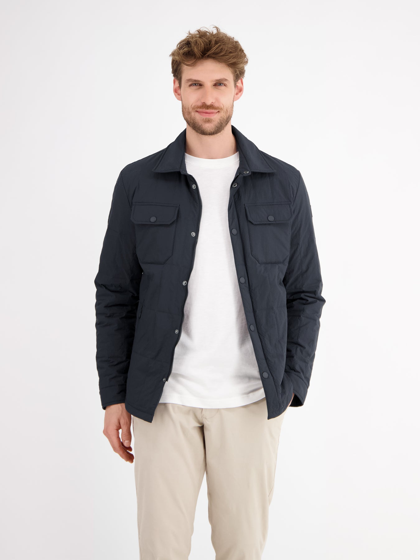 Overshirt-Jacke, leicht gefüttert