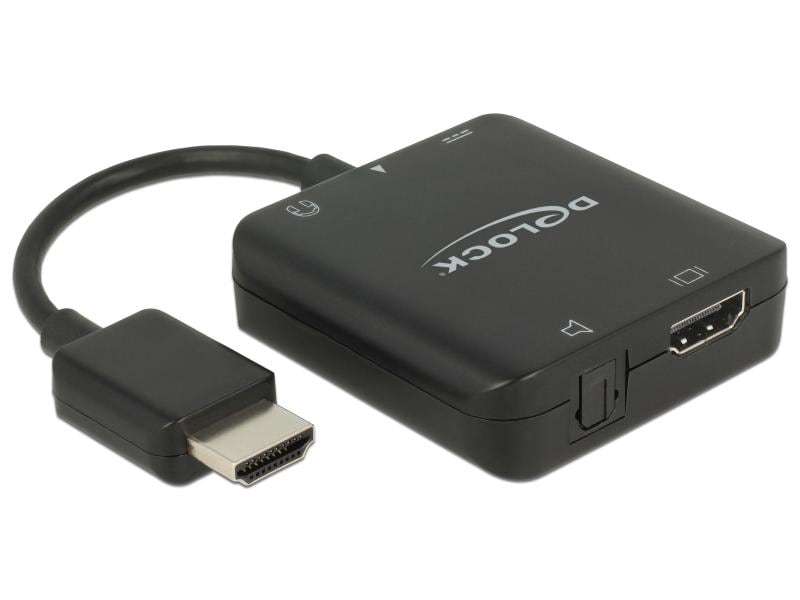 Delock Audio Extraktor HDMI 5.1 4K 30Hz Delock HDMI Audio Extractor 4K 30 Hz kompakt