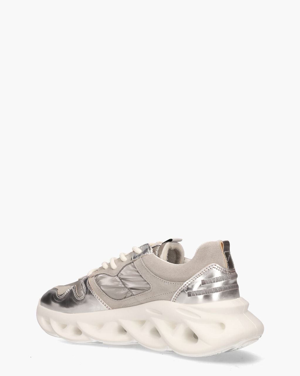 B.L.A.H. Cassandra Beige/Zilver Damessneakers