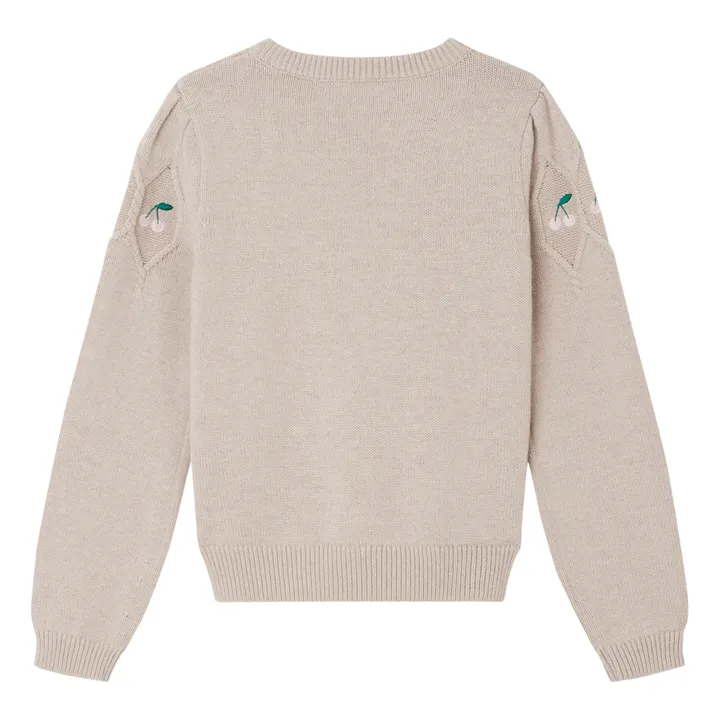 Bonpoint Pull Laine et Coton Dalphonza | Gris chiné