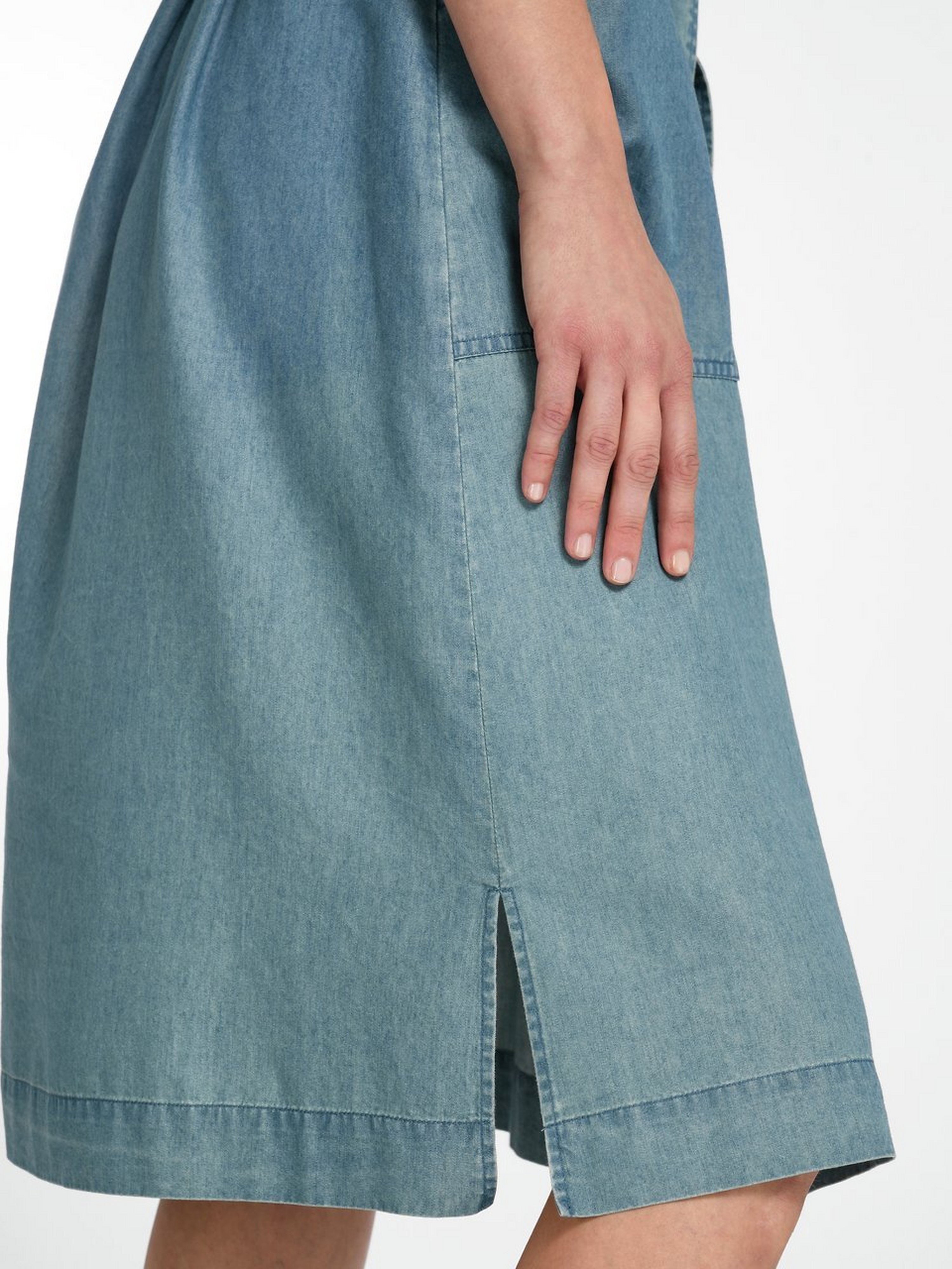 Jeans-Kleid mit 1/2-Arm