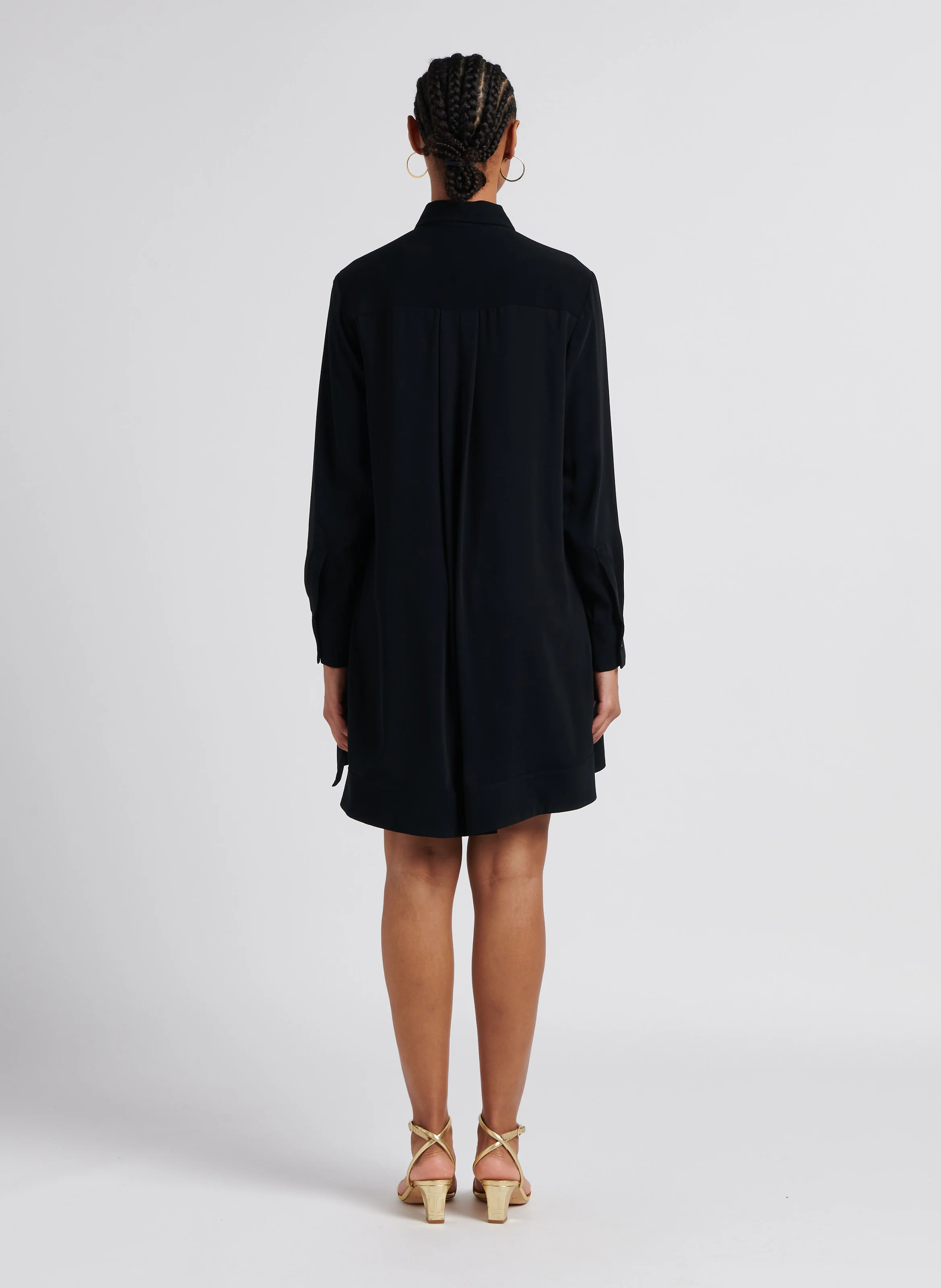 ASTERIX - Robe courte col classique| Noir
