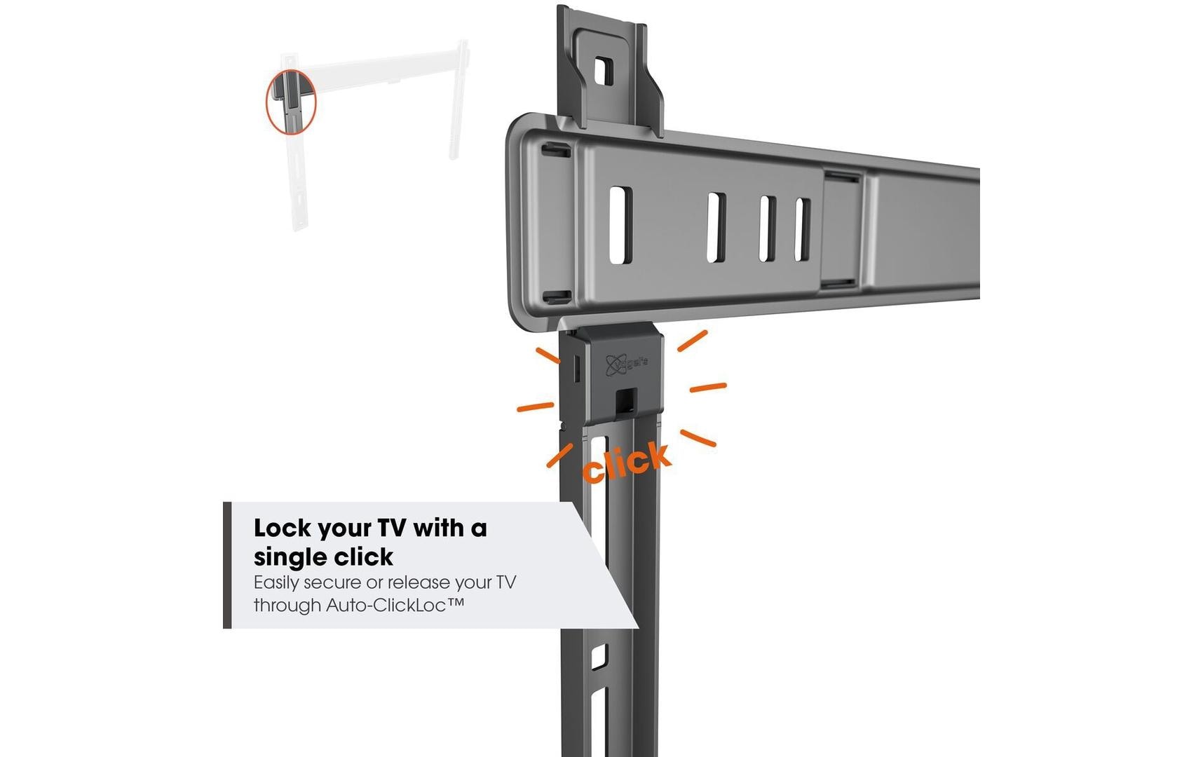 Wandhalterung ELITE TVM 5405B SchwarzFlache TV-Wandhalterung für 32