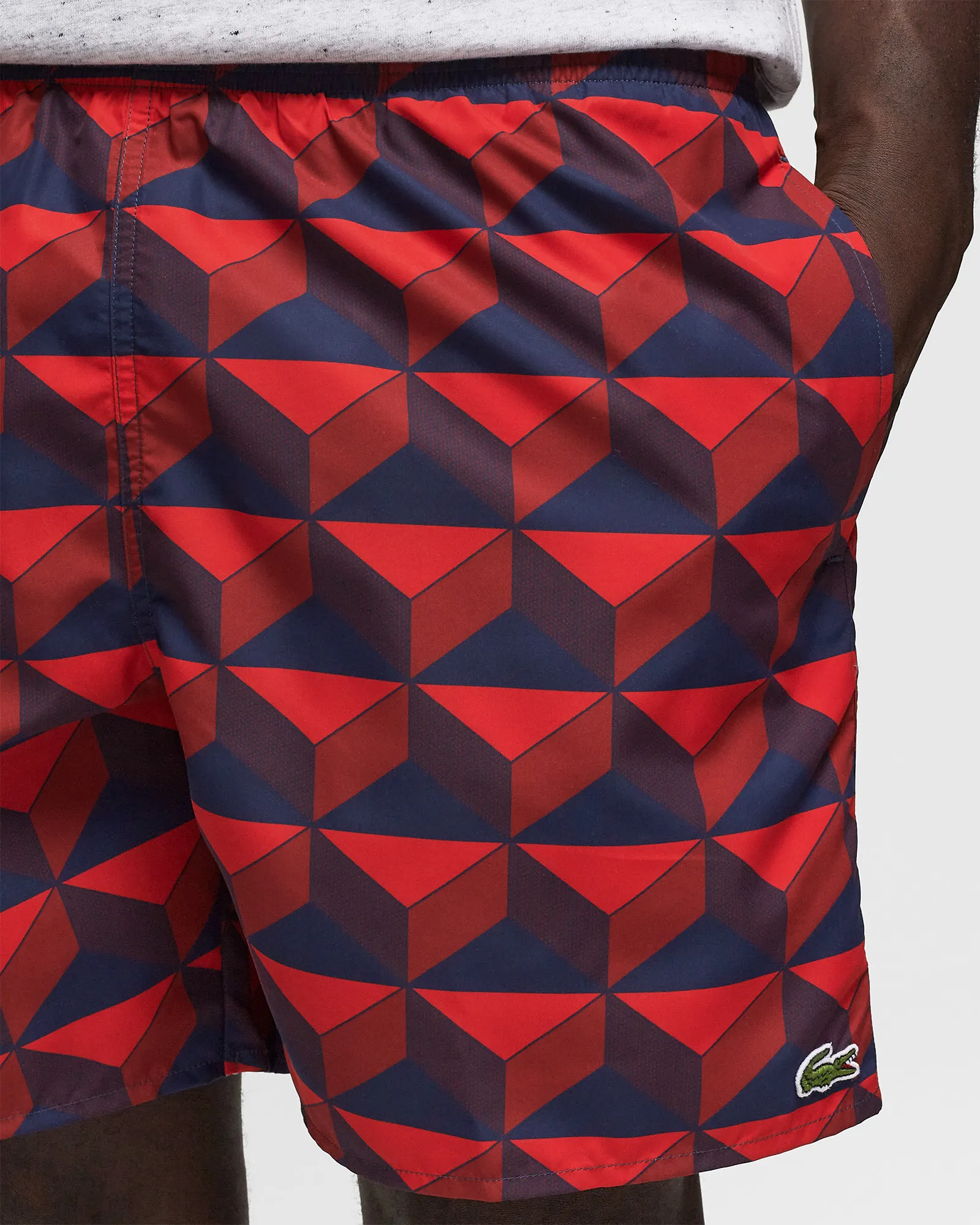 Lacoste PATTERNED SWIM TRUNKS