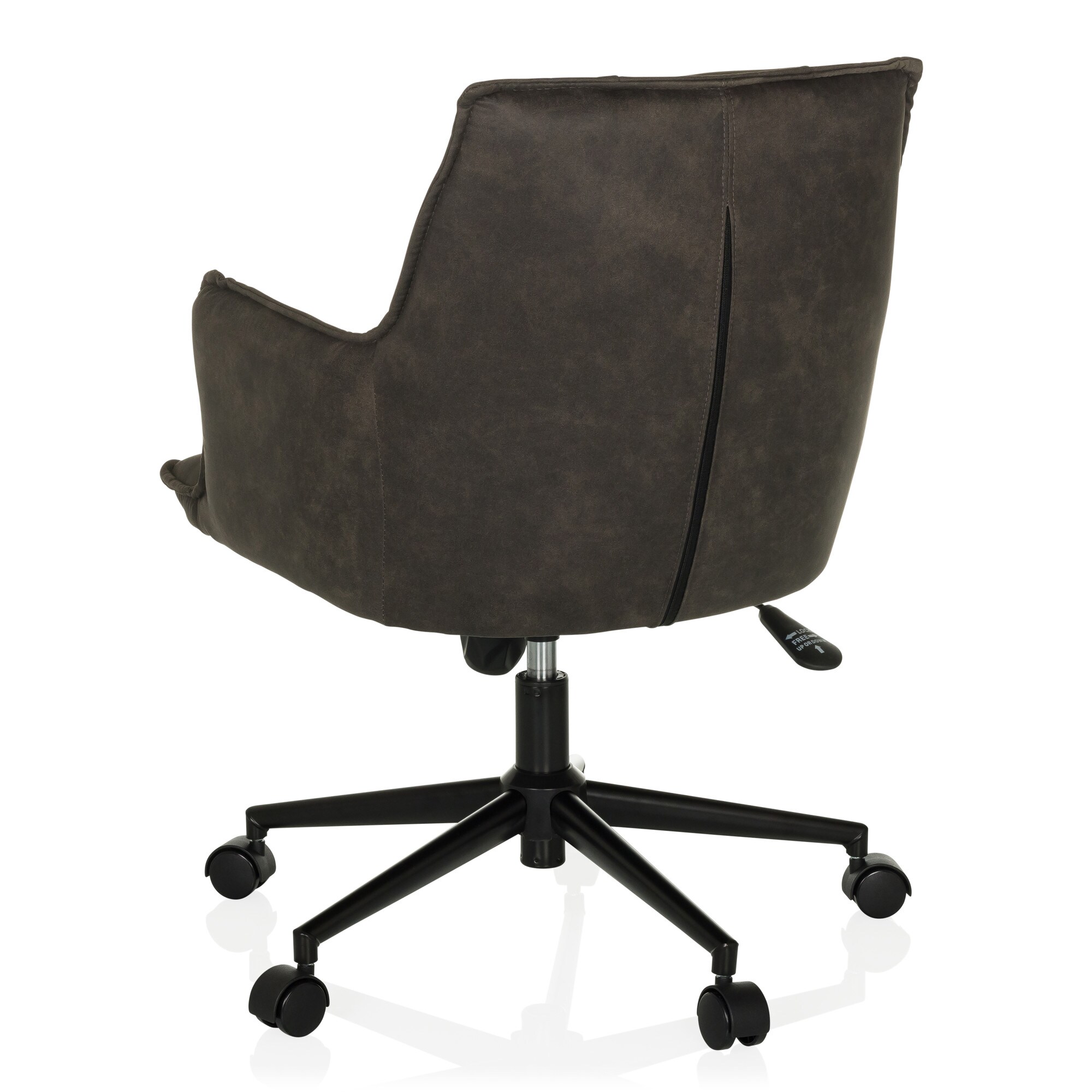 Home Office Bürostuhl SOLAO LIFE Stoff mit Armlehnen hjh LIVING