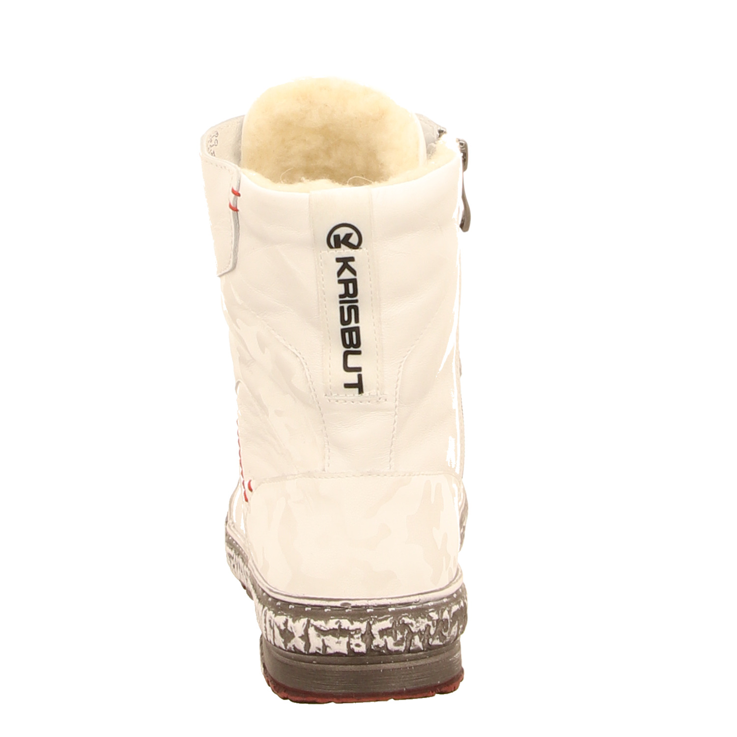 Krisbut Stiefelette weiss/weiss kombi
