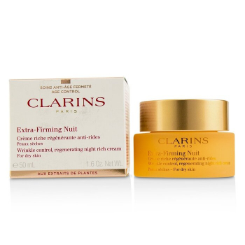 Clarins Clarins Extra-Firming Nuit Wrinkle Control, Regenerating Night Rich Cream - For Dry Skin 50ml/1.6oz