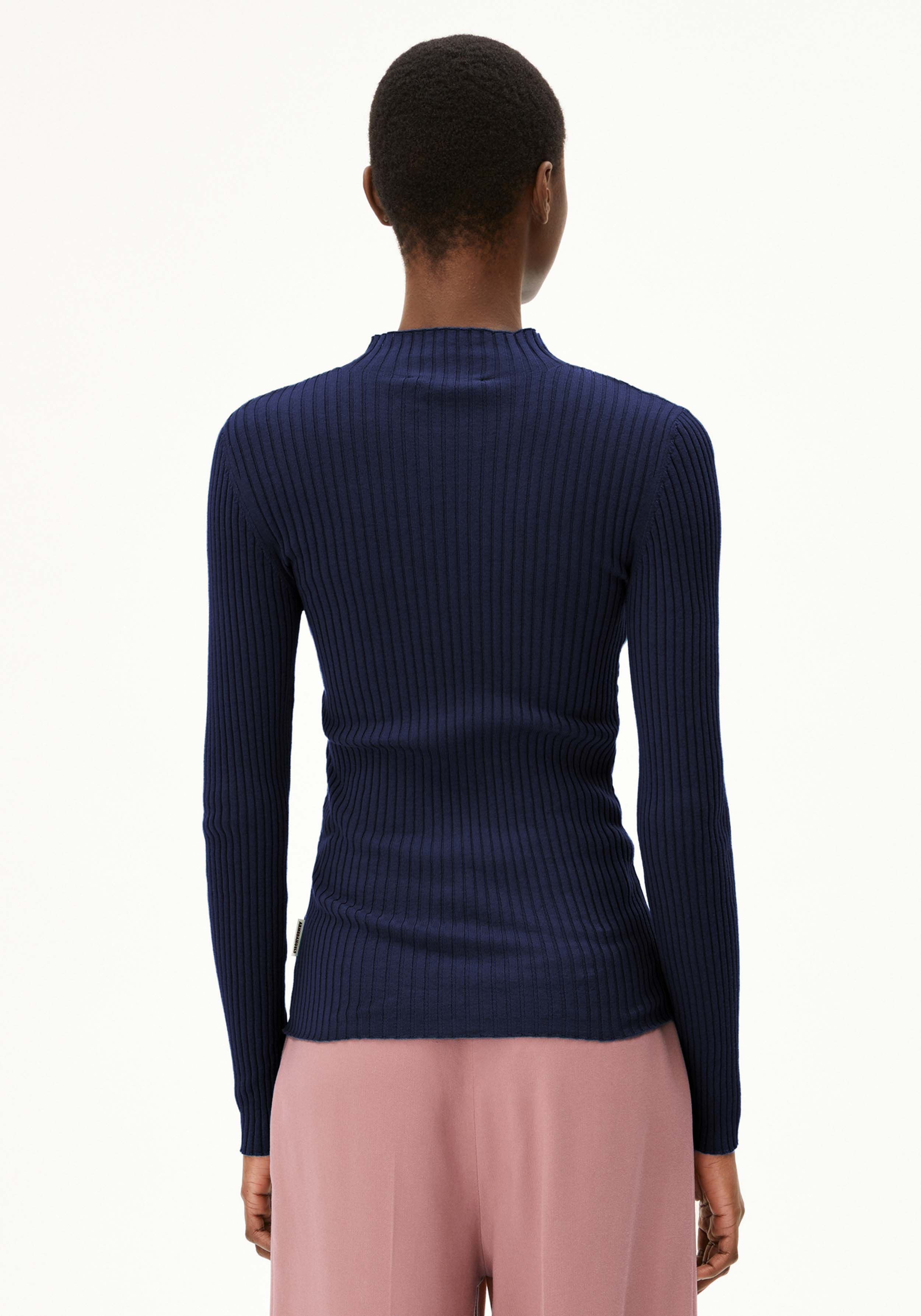 Armedangels Strickpullover Alaania Tinted Navy