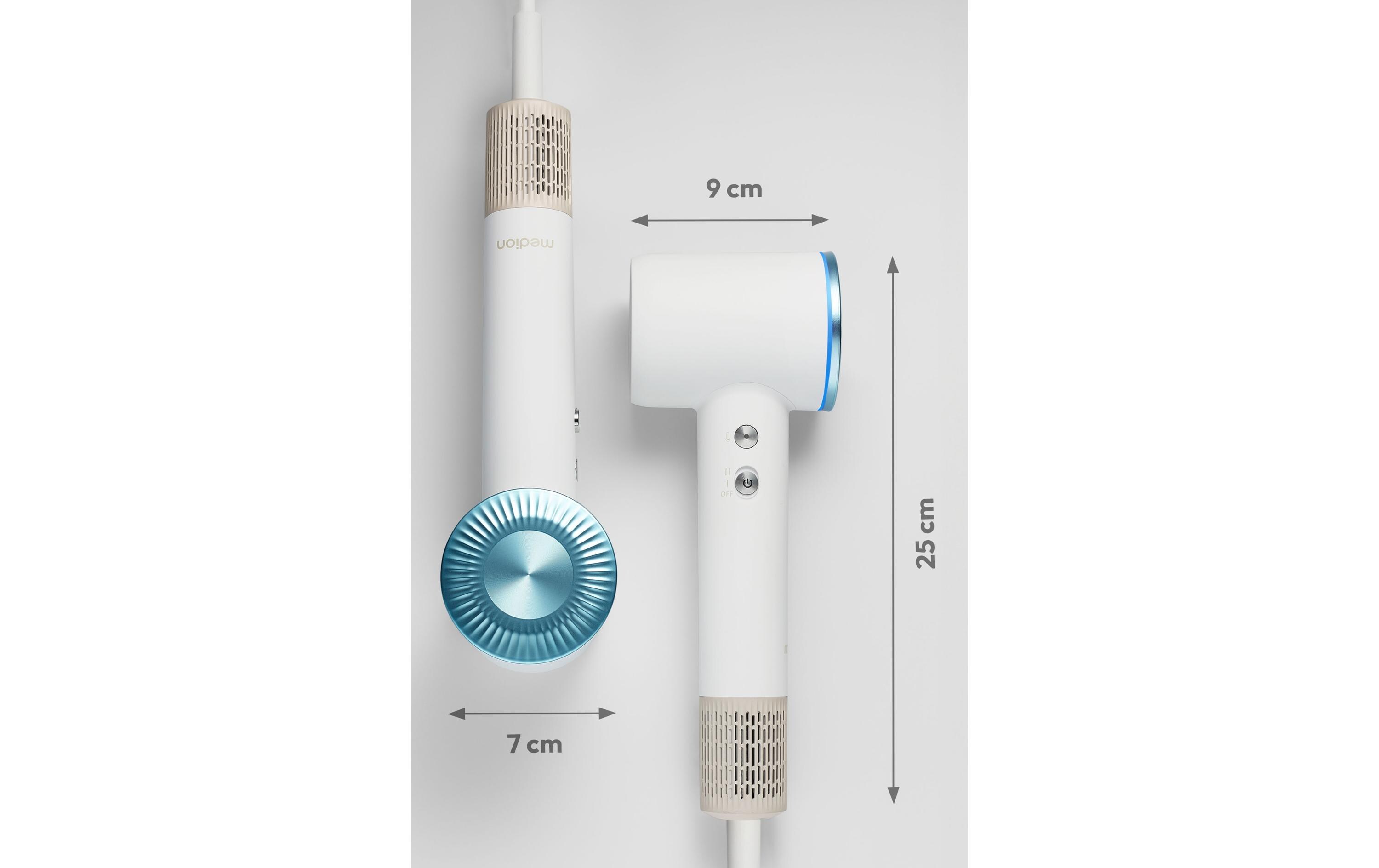 Haartrockner MD 19983 Weiss<br>Föhn mit Ionen-Technologie