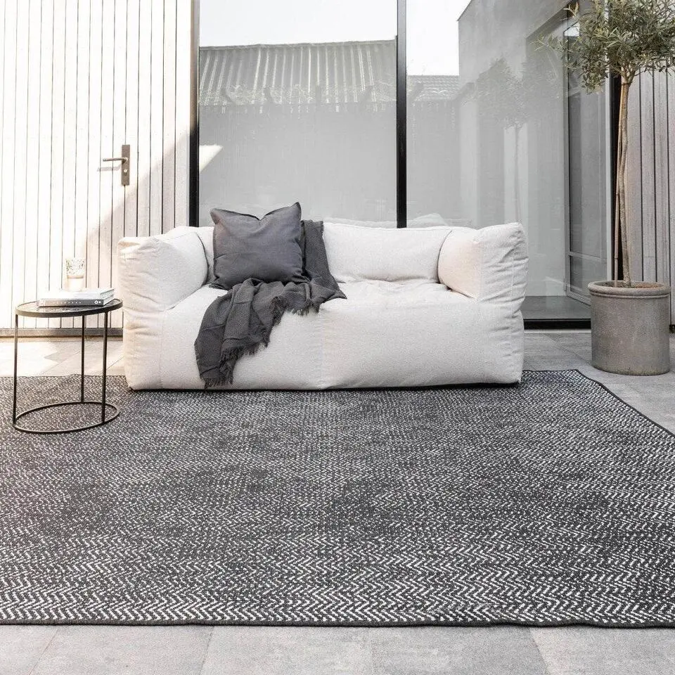 Eva Interior Buitenkleed Dahl Buitenkleed 280x380 Zwart