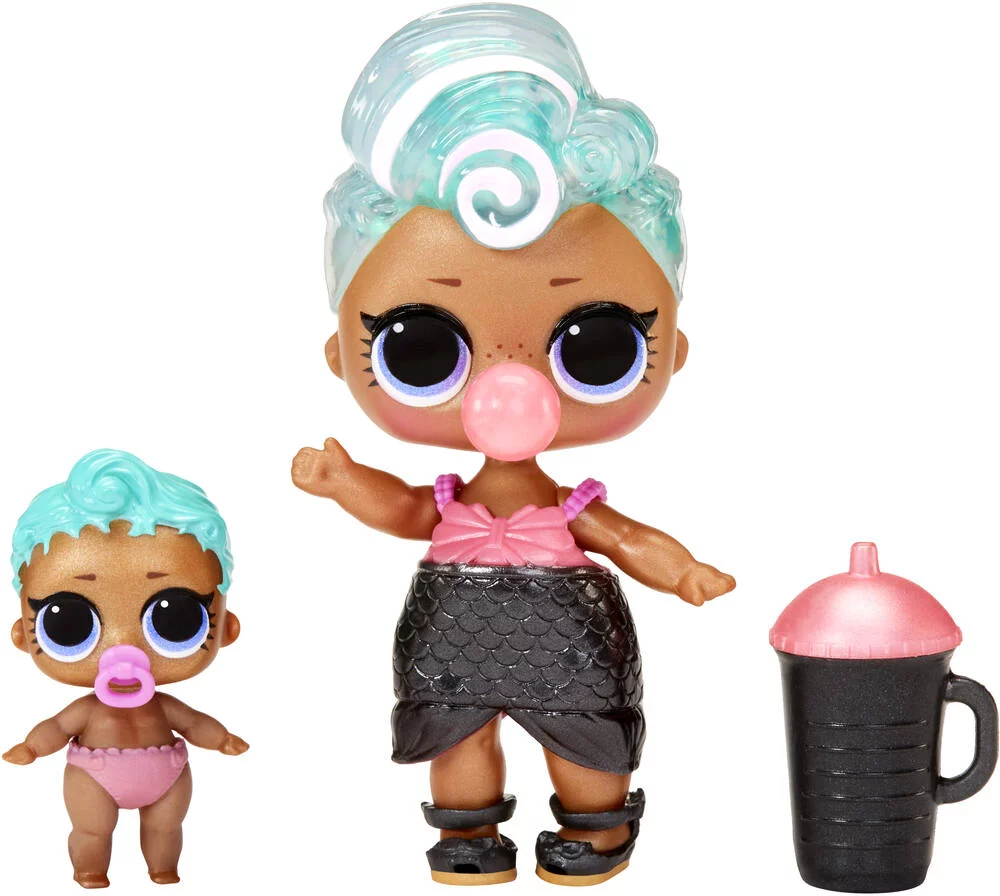 LOL SURPRISE - POUPEE  GLITTER COLOR CHANGE SURPRISE - BLEU
