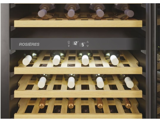 ROSIERES - Cave à vin encastrable de service RWCB60/N, ous plan, 46 bouteilles
