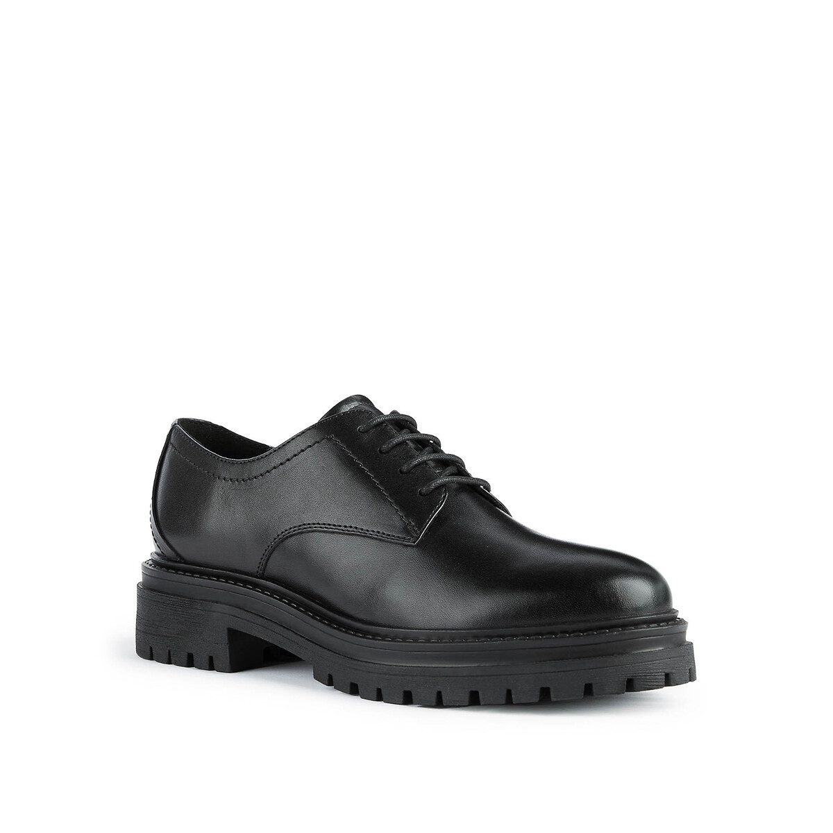 GEOX<br>Sapatos derby respiráveis em couro Iridea